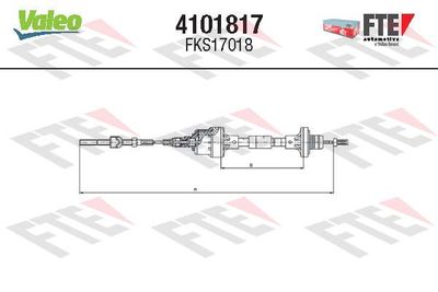 Cable Pull, clutch control FTE 4101817