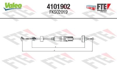Cable Pull, clutch control FTE 4101902