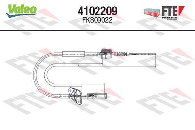 Cable Pull, clutch control FTE 4102209