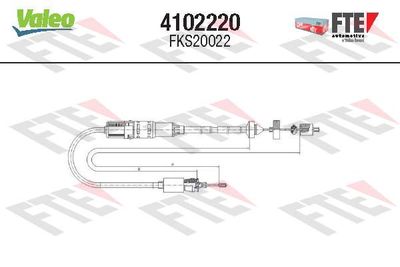 Cable Pull, clutch control FTE 4102220