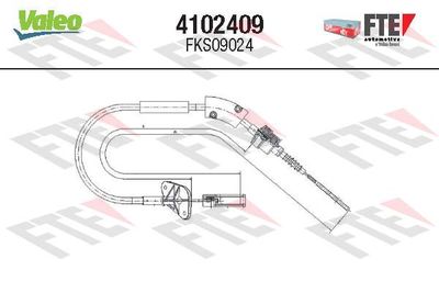 Cable Pull, clutch control FTE 4102409