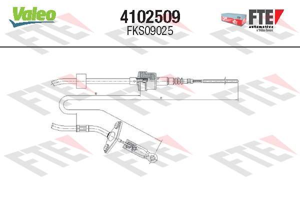 FTE 4102509 Cable Pull, clutch control