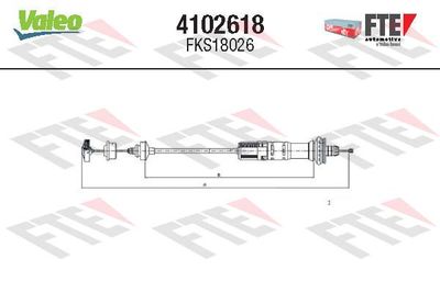 Cable Pull, clutch control FTE 4102618