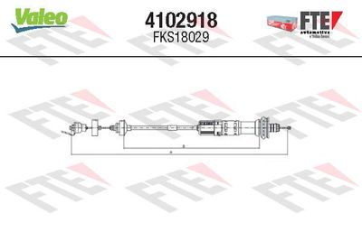 Cable Pull, clutch control FTE 4102918