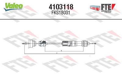 Cable Pull, clutch control FTE 4103118