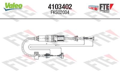 Cable Pull, clutch control FTE 4103402
