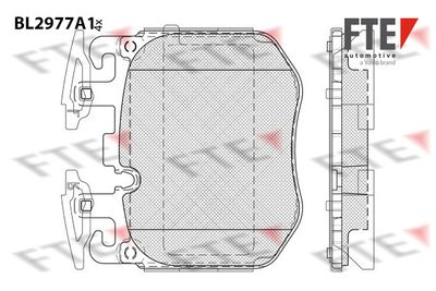 Brake Pad Set, disc brake FTE 9011223