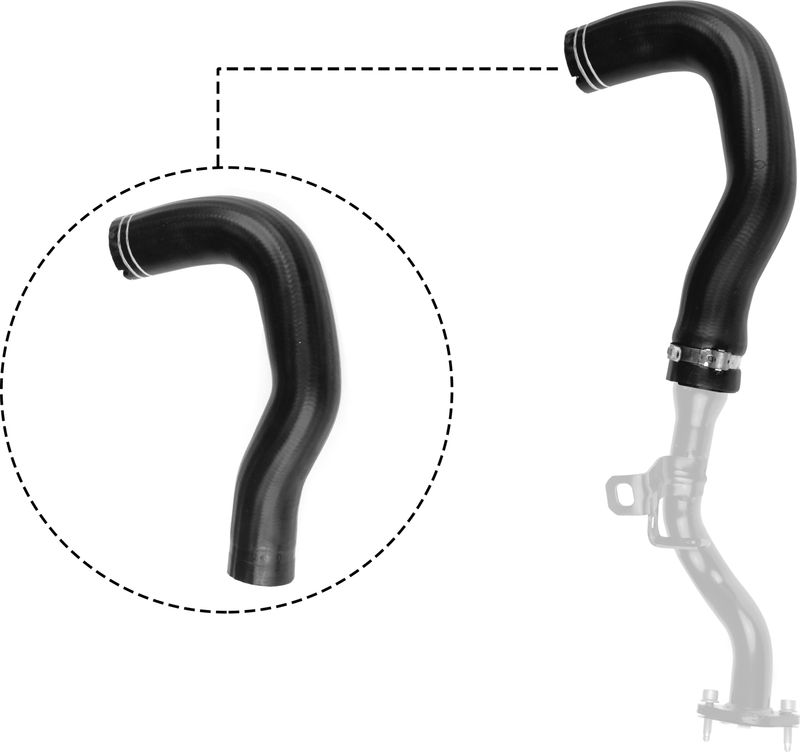 GATES 09-0512 Charge Air Hose