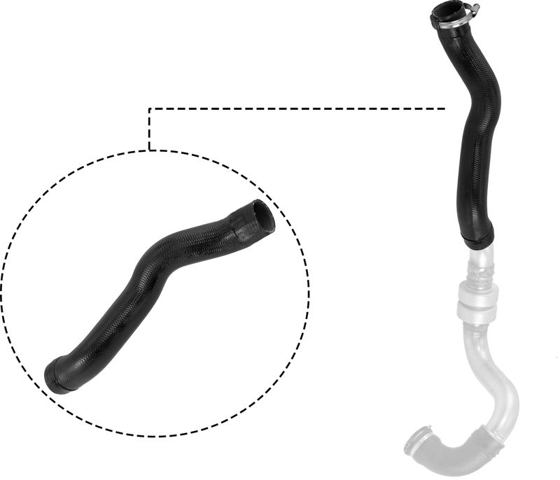 GATES 09-0808 Charge Air Hose