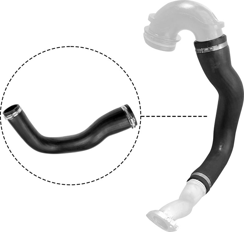 GATES 09-0168 Charge Air Hose