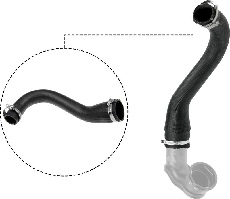 GATES 09-0174 Charge Air Hose