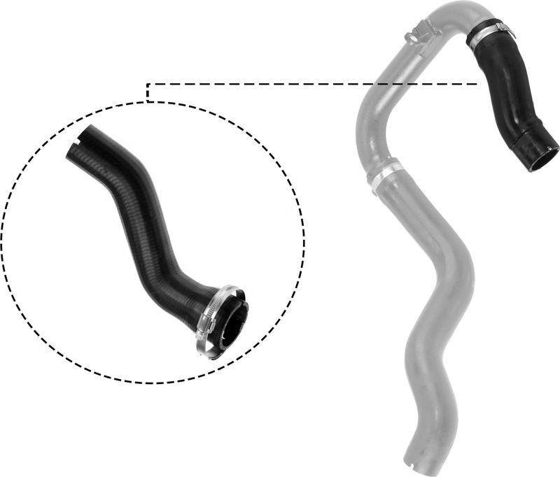 GATES 09-0480 Charge Air Hose