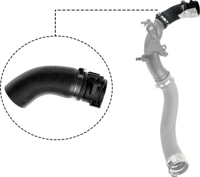 GATES 09-0527 Charge Air Hose