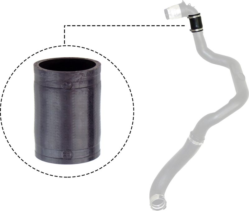 GATES 09-0534 Charge Air Hose