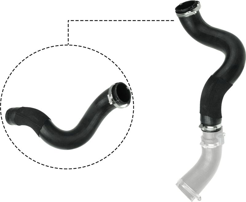 GATES 09-0617 Charge Air Hose