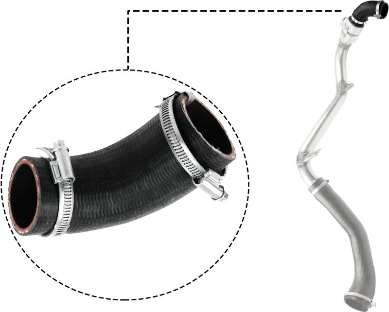 GATES 09-0637 Charge Air Hose