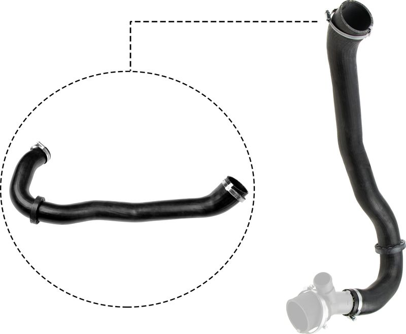 GATES 09-0649 Charge Air Hose