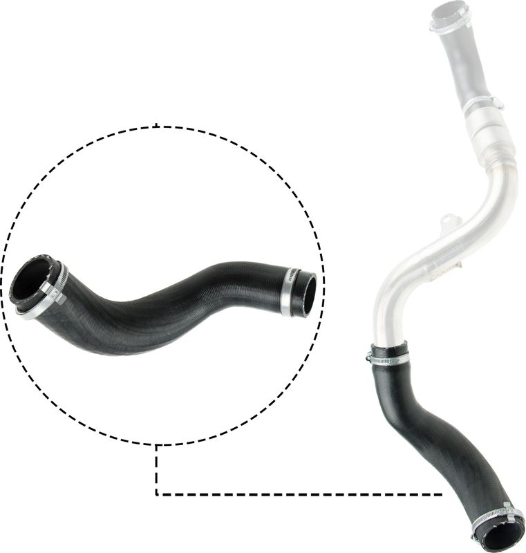 GATES 09-0662 Charge Air Hose