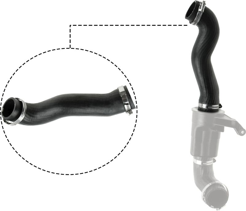GATES 09-0718 Charge Air Hose