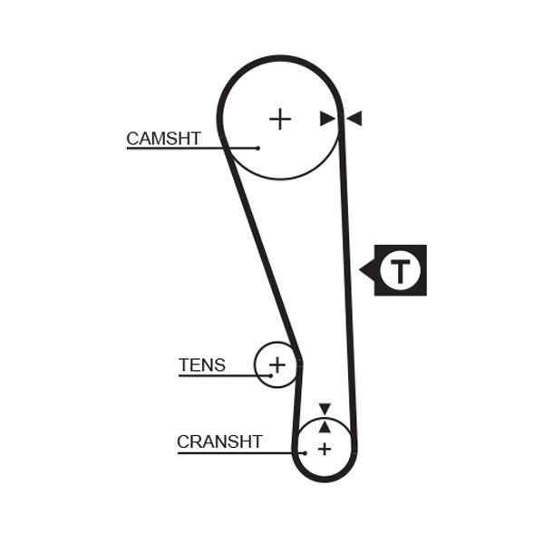 GATES 5036 Timing Belt