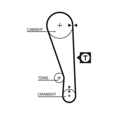 Timing Belt GATES 5036