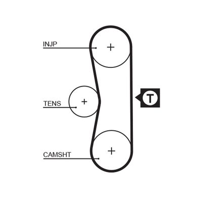 Timing Belt GATES 5062