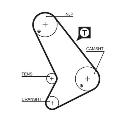 Timing Belt GATES 5064