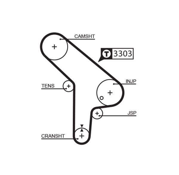 GATES 5078 Timing Belt