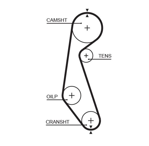 GATES 5090 Timing Belt