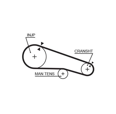 Timing Belt GATES 5104