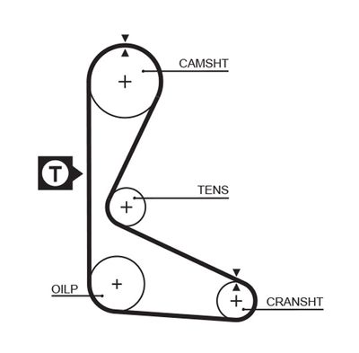 Timing Belt GATES 5109
