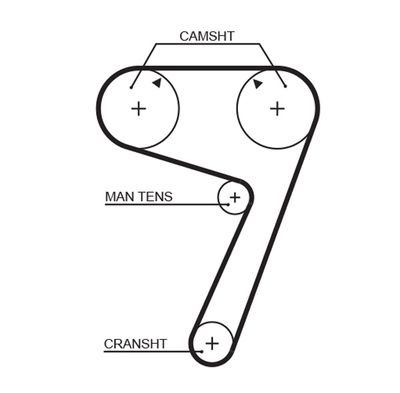 Timing Belt GATES 5111