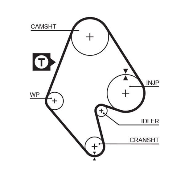 GATES 5129 Timing Belt