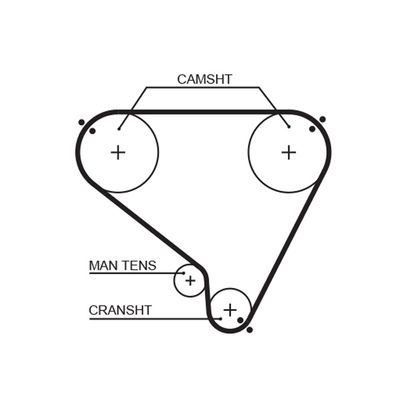 Timing Belt GATES 5146