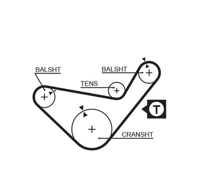 Timing Belt GATES 5210