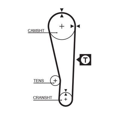 Timing Belt GATES 5213XS