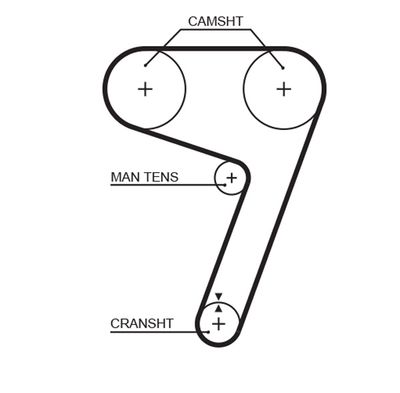 Timing Belt GATES 5279XS