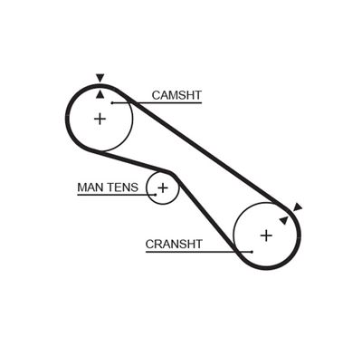 Timing Belt GATES 5321XS