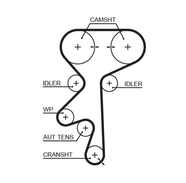 GATES 5369XS Timing Belt