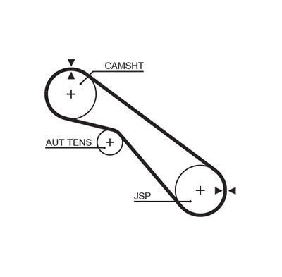 Timing Belt GATES 5405XS