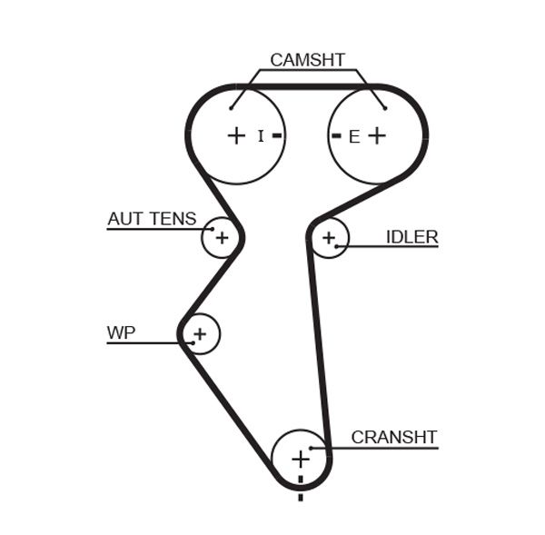 GATES 5419XS Timing Belt