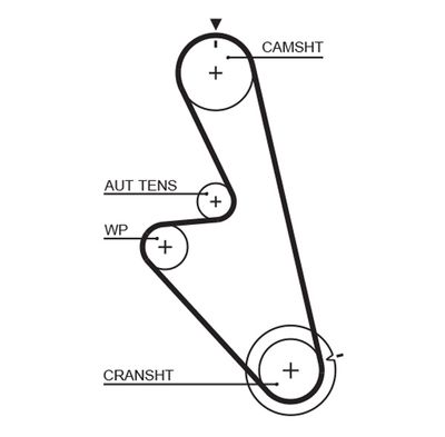 Timing Belt GATES 5449