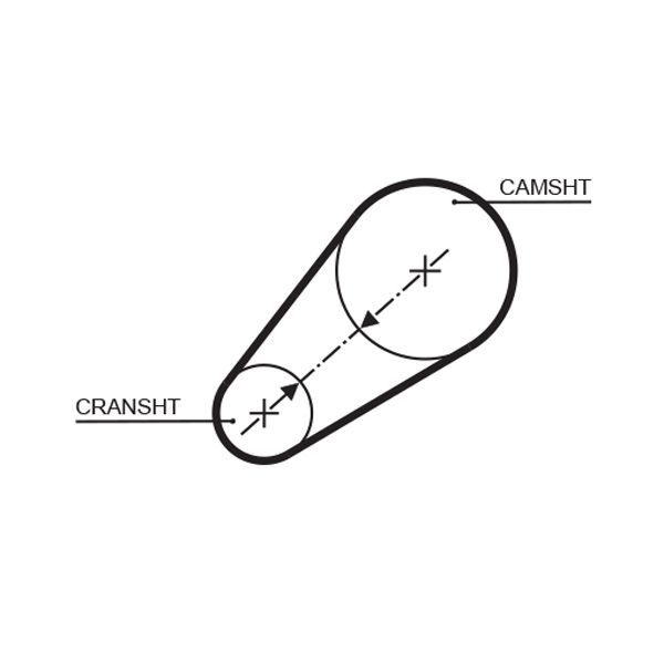 GATES 5498XS Timing Belt
