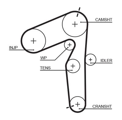Timing Belt GATES 5500XS