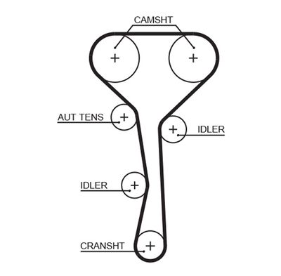 Timing Belt GATES 5507XS