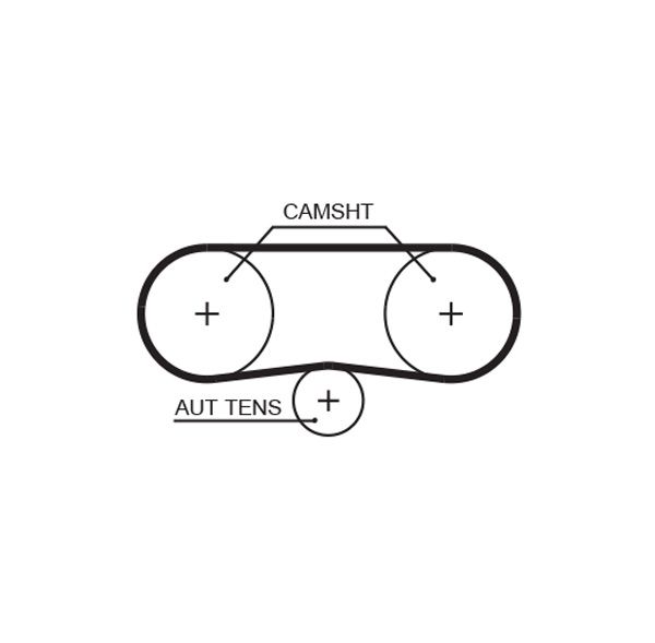 GATES 5516XS Timing Belt