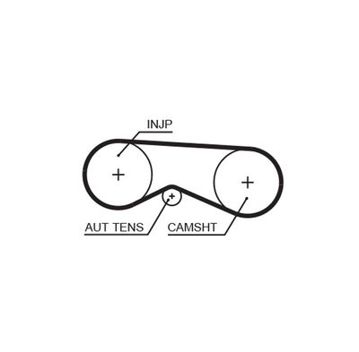 Timing Belt GATES 5531XS