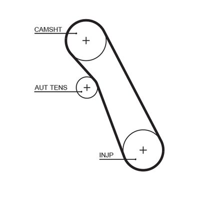 Timing Belt GATES 5541XS