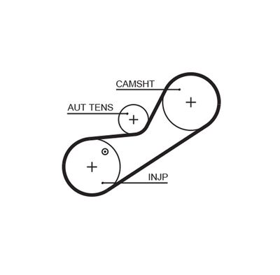 Timing Belt GATES 5546XS