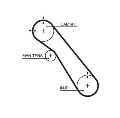 Timing Belt GATES 5548XS